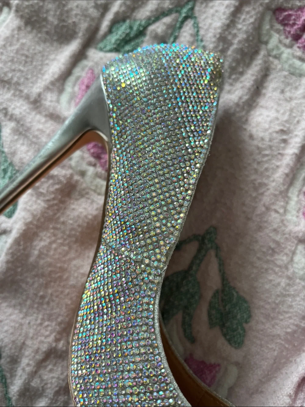 STEVE MADDEN Rhinestone Pumps (FLAWS)